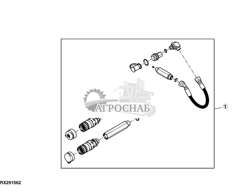 Комплект муфты отбора мощности, навесное оборудование - ST745441 674.jpg